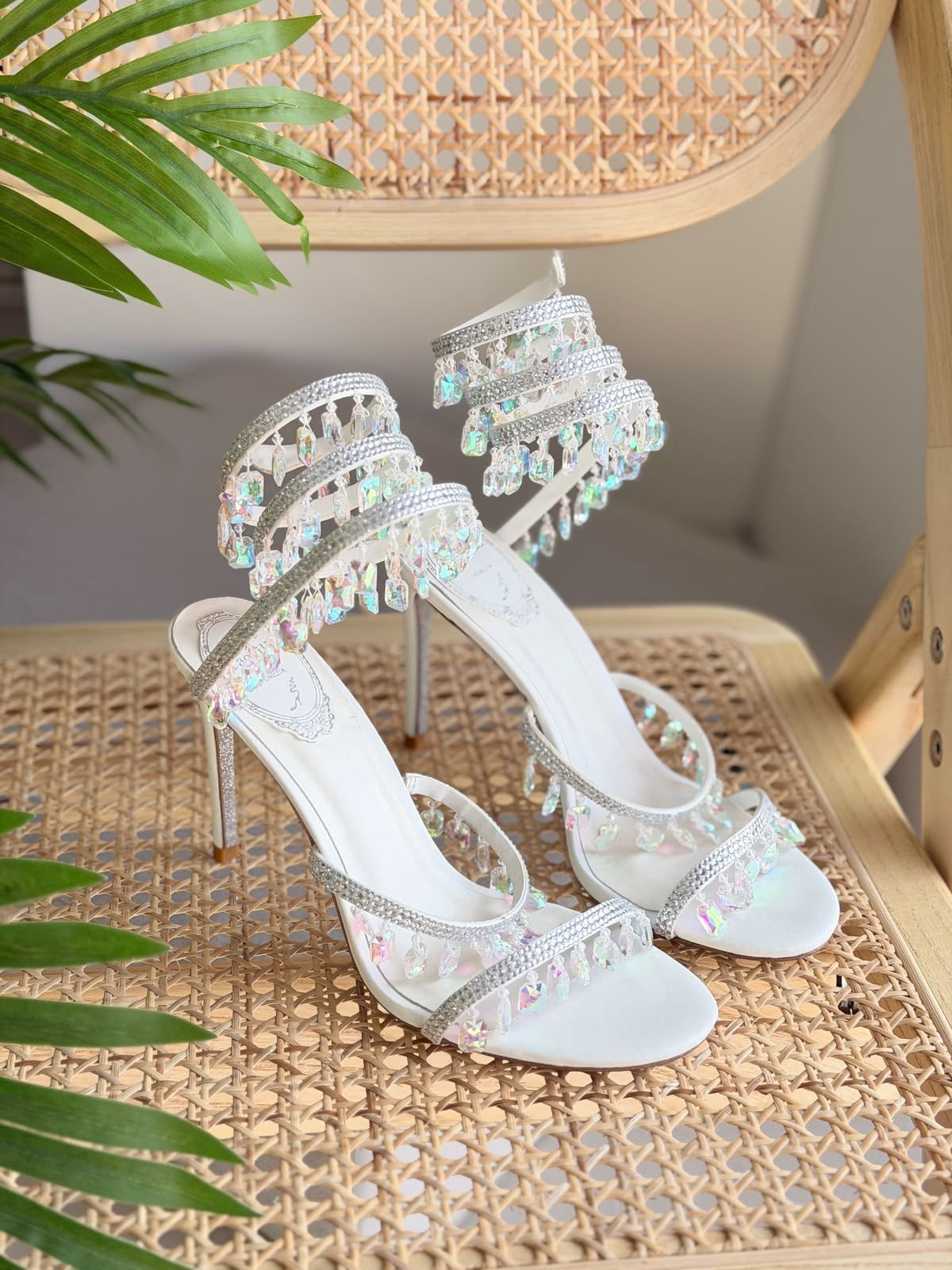 René Caovilla Chandelier sandals